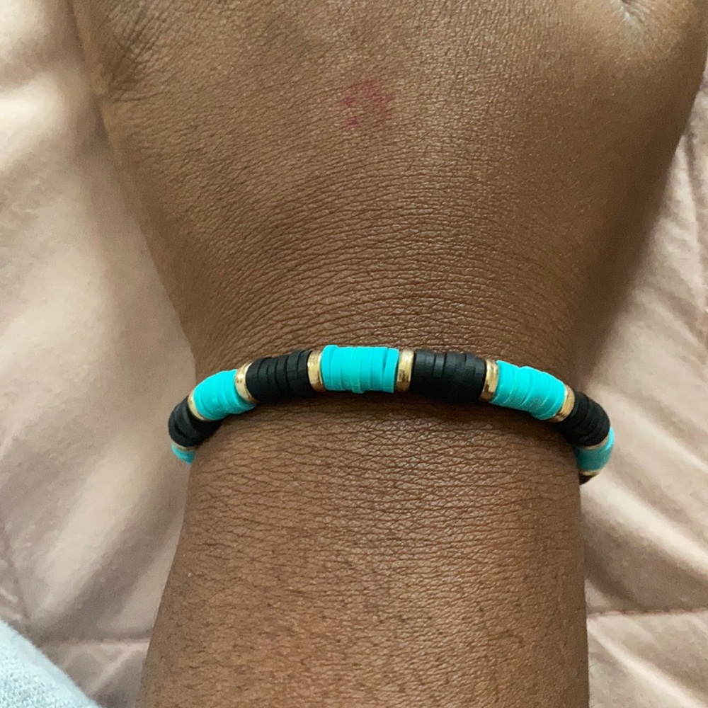 black and green bracelet